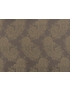 Fire Retardant Jacquard Paisley Fabric Brown - Helsinki