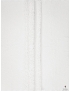 Pure Cotton Chantilly Lace Fabric Floral White