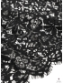 Pure Cotton Chantilly Lace Fabric Floral Black