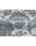 Jacquard Fabric Floral Grey - Firenze