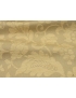 Jacquard Chenille Fabric Floral Gold Ochre - Firenze
