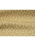 Jacquard Chenille Fabric Fleurs de Lis Ochre Gold - Firenze
