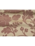 Tessuto Jacquard Floreale Rosso - Firenze