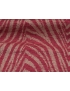 Jacquard Chenille Fabric Red - Firenze