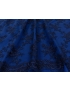 Embroidered Lace Fabric Blue