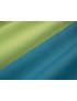 Mtr. 0.70 Double Face Pure Silk Mikado Fabric Teal Blue Acid Green