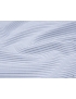 Mtr. 0.90 Poplin Stripe Fabric White Azure Blue - Tessitura Monti 1911