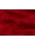 Mtr. 2.00 Laser Cutted Chiffon Fabric Red Luigi Verga