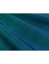 H140 Pure Silk Curtain Iridescent Organza Fabric Green Ink Blue