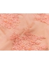 Embroidered Tulle Fabric Peach Pink