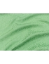 Mtr. 2.40 Silk Blend Cloque Fabric Weave Apple Green