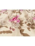 Embroidered Tulle Fabric Floral Skin Pink 