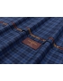 Cross-ply Fabric Checked Blue Ermenegildo Zegna