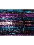 Mtr. 0.85 Stretch Sequins Fabric Multicolored  