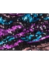 Mtr. 0.85 Stretch Sequins Fabric Multicolored  