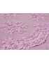 Embroidered Tulle Fabric Pink