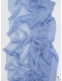 Tessuto Voile Pura Seta Blu Kentucky
