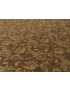 Mtr. 1.50 Chenille Fabric Floral Russett Brown Red Brick