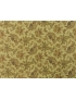 Mtr. 1.50 Chenille Fabric Floral Gold Terracotta