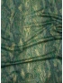 Mt. 0,85 Tessuto Jacquard Ramage Verde Oro