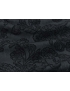 Stretch Cloque Jacquard Fabric Floral Black