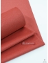 Velour Fabric Wool and Cashmere Piacenza 1733 Coral Red