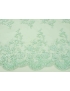 Embroidered Tulle Fabric Sage Green