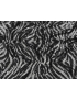 Jersey Sequins Fabric Animalier Black-Silver  