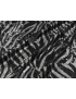 Jersey Sequins Fabric Animalier Black-Silver  