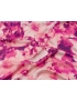 Silk Chiffon Fabric Abstract Cyclamen Pink - Ratti