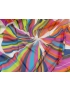 Tessuto Chiffon di Seta Astratto Multicolore Emanuel Ungaro