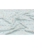 Mtr. 1.45 Cotton Blend Chanel Fabric Spot Aqua Green - Ratti