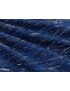 Mtr. 1,80 Jacquard Fabric Micro Sequins Ink Blue Black Carnet - Como