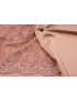 Embroidered Lace Fabric Skin Pink