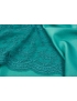 Embroidered Lace Fabric Petroleum Green