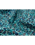 Viscose Silk Blend Satin Fabric Animaler Acquamarine Blue