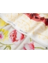Silk Satin Fabric Floral Patchwork Multicolor