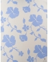 Mikado Fabric Floral Gardenia Sky Blue