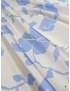 Mikado Fabric Floral Gardenia Sky Blue