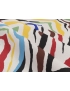 Tessuto Tela Olona Stampa Zebra Multicolore