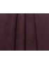 Bonded Suede Fabric Stain Resistant Aubergine - Brera