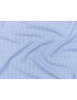 Mtr. 2.30 Twill Shirting Fabric Pied de Poule White Light Blue 