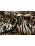 Tessuto Cavallino Tigre Marrone - Nero