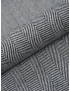 Pure Wool Coating Fabric Herringbone Black & White