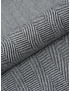 Pure Wool Coating Fabric Herringbone Black & White