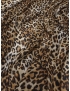 Tessuto Chiffon Seta Leopardato Fulvo