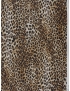 Tessuto Chiffon Seta Leopardato Fulvo