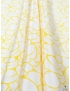 Double-Face Jacquard Fabric Abstract Yellow Silk White - Carnet