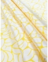 Double-Face Jacquard Fabric Abstract Yellow Silk White - Carnet