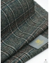 Mtr. 1.85 Alpaca Blend Fabric Prince of Wales Forest Green Camel Blue Carnet-Como
